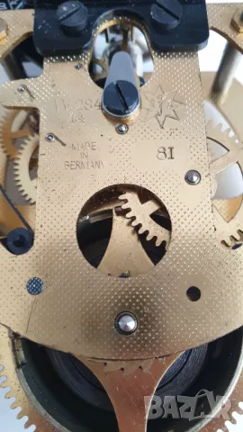 Стенен порцеланов механичен часовник Junghans, снимка 8 - Антикварни и старинни предмети - 47560147