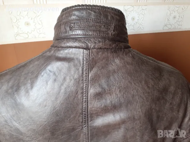 👉 Milestone Original L-52 естествена кожа, снимка 3 - Якета - 47811500