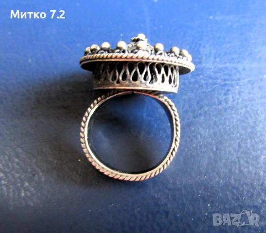 Старинен сребърен пръстен - 3, снимка 3 - Пръстени - 50793475
