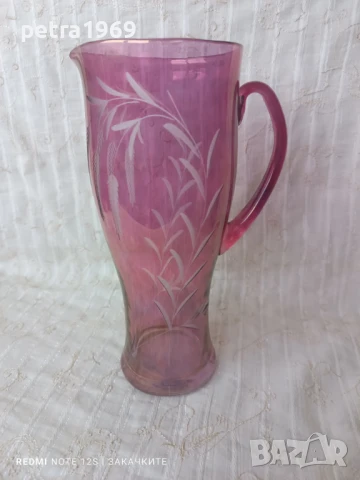 Кристална гравирана кана, снимка 7 - Други - 50748890