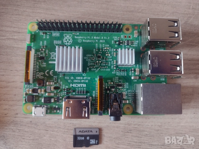 Raspberry Pi 3B v1.2, снимка 3 - Работни компютри - 52146395