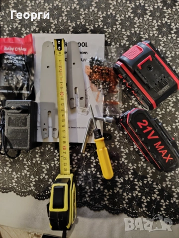 Мини верижен трион. , снимка 5 - Други инструменти - 53508084