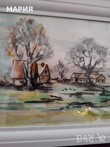 Два страхотни акварела, снимка 8 - Картини - 53837156