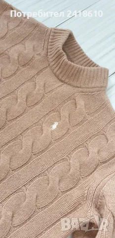 POLO Ralph Lauren Cable Wool / Cashmere Knit Womens Size S НОВО! ОРИГИНАЛ! Дамски Поло Пуловер !