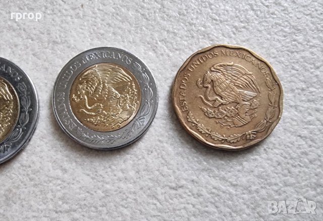 Мексико.  0.50 , 1, 2, 5 ,и 10 мексиканско песо., снимка 8 - Нумизматика и бонистика - 42563187
