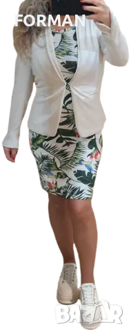 СТИЛНО и ЕЛЕГАНТНО бяло вталено сако