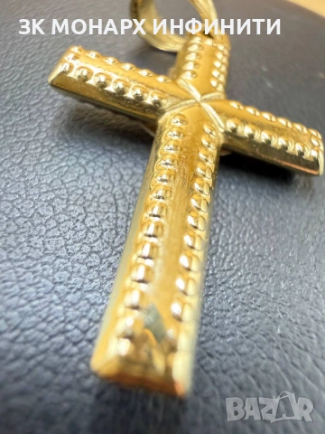 Златен кръст /585/, снимка 4 - Колиета, медальони, синджири - 53620190