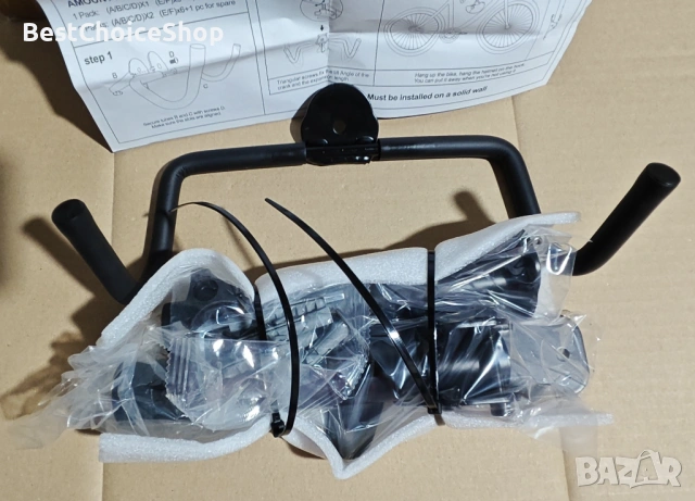 Сгъваем стенен държач за велосипед / Стойка за колело, снимка 4 - Части за велосипеди - 53091673