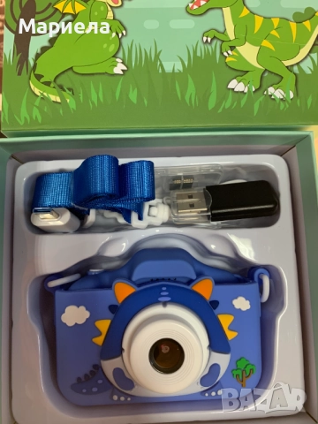 GREENKINDER Детска камера 2.0” екран с двоен обектив 64BG / Вградени игри, снимка 3 - Други - 52051427