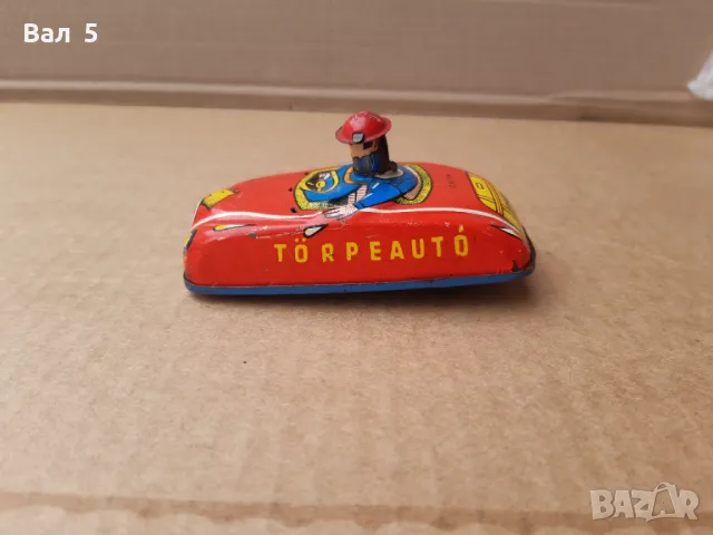 Стара ламаринена количка , играчка, снимка 1