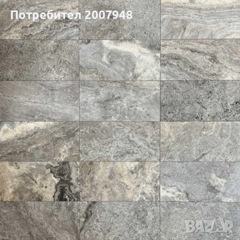Травертин Силъвър 1.2мм/61х40.6 - 25 евро кв.м. с ДДС, снимка 12 - Облицовки - 52390655