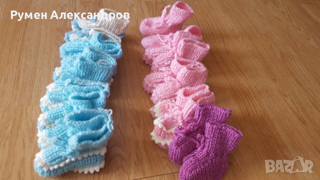 Домашни вълнени чорапи и терлици ръчна изработка, снимка 15 - Мъжки чорапи - 41689558