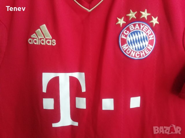 Bayern Munchen Adidas оригинална тениска фланелка размер М Байерн Мюнхен Munich екип , снимка 3 - Тениски - 41774911