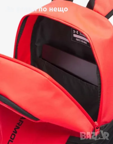 UNDER ARMOUR Hustle Lite Backpack Red/Black Червена Раница Код P3008, снимка 2 - Раници - 56058726