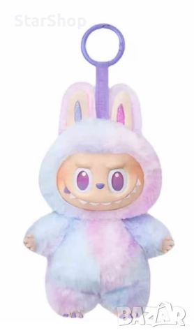 Labubu плюшена играчка лилава
