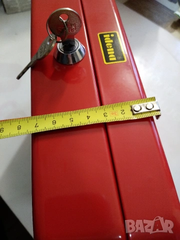 Метална кутия/каса/ за ценности, пари, бижута, ключове., снимка 6 - Друго - 53221996