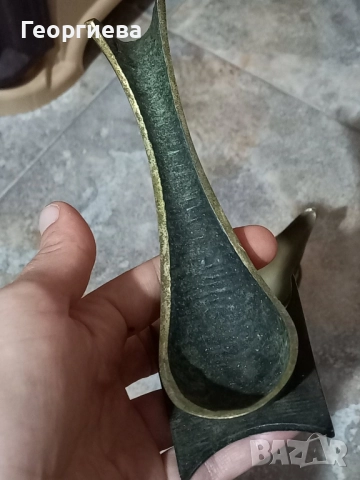 Две поставка за лули от месинг , снимка 9 - Антикварни и старинни предмети - 52579071