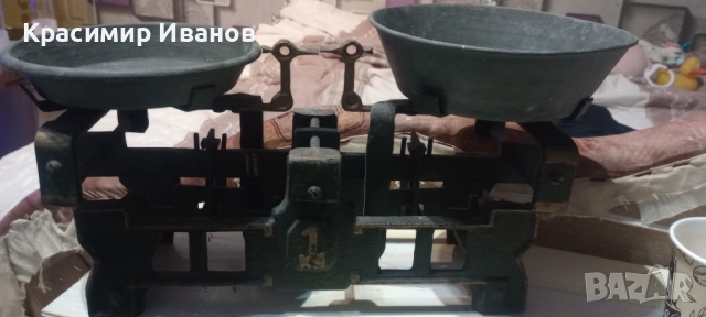 Ретро везна до 1кг., снимка 5 - Антикварни и старинни предмети - 53479041