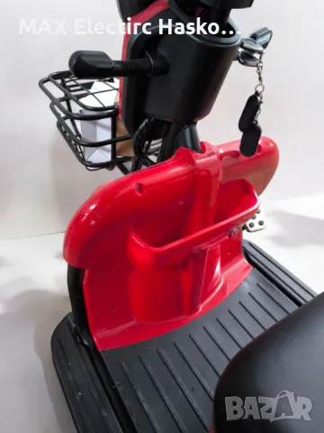 Електрическа Триместна Триколка blueElectric POWER LUX CAYENNE 2500W | 48V | 25AH | RED, снимка 11 - Мотоциклети и мототехника - 49745529