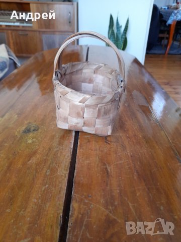 Стара кошница,кошничка, снимка 2 - Други ценни предмети - 33983875