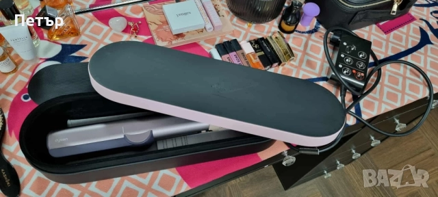 Сешоар-преса за коса Dyson - Airstrait, Jasper Plum, Limited edition, снимка 2 - Преси за коса - 52996824