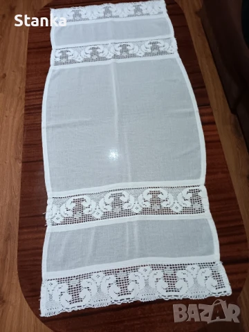 Дантелени покривки - ръчна изработка, снимка 7 - Покривки за маси - 51235807
