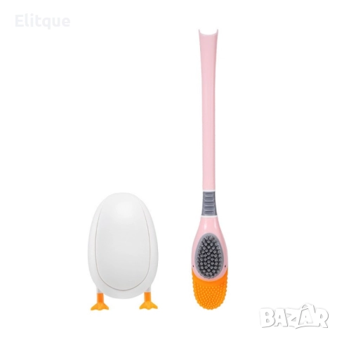 Четка за тоалетна стил пате с поставка със забавен дизайн , снимка 2 - Други стоки за дома - 52906052