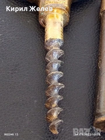 Винтидж тирбушон бронзов ключ красиво орнаментиран рядък за КОЛЕКЦИОНЕРИ 51051, снимка 8 - Други ценни предмети - 51729473