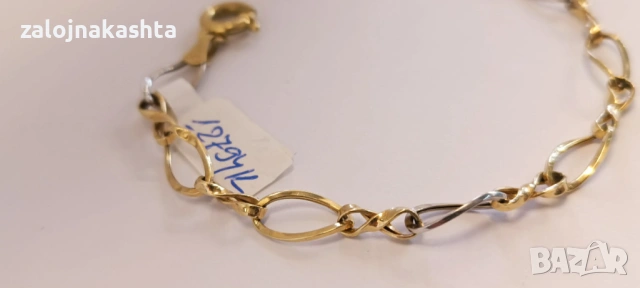 Нова-Златна гривна-2,75гр/14кр, снимка 3 - Гривни - 53258878