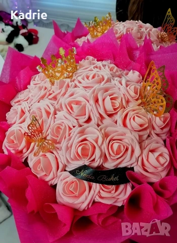 вечен букет човешки размер , снимка 3 - Подаръци за жени - 53763245