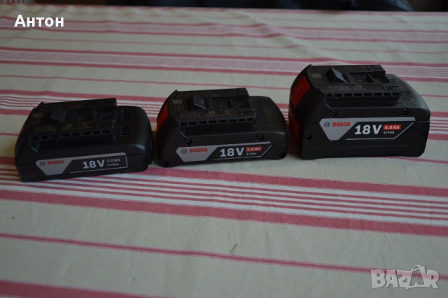 Нови оригинални батерии Bosch 18V