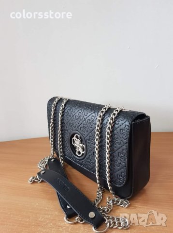 Луксозна Черна чанта  Guess  код SG-F19, снимка 2 - Чанти - 41863339