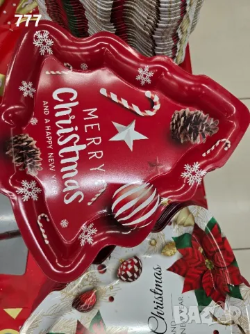 метални коледни подноси табли, снимка 9 - Аксесоари за кухня - 48088767