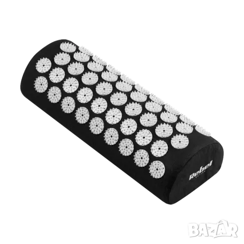 Масажно килимче с възглавница черно и сиво , снимка 3 - Масажори - 49411458