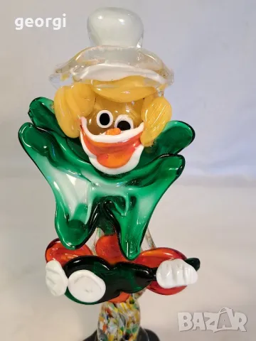 стъклен клоун Murano , снимка 2 - Декорация за дома - 49568059