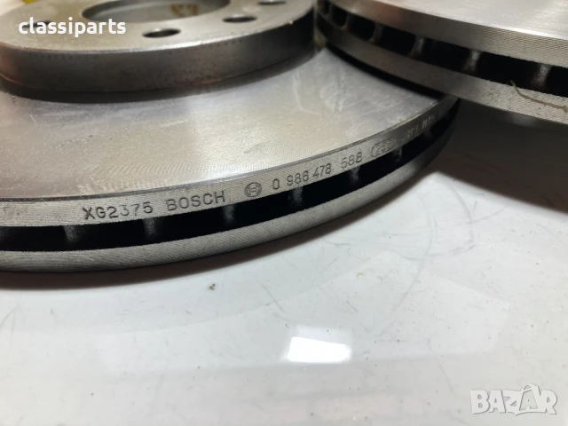 Спирачни дискове BOSCH за ОПЕЛ Вектра, Калибра, СААБ 900, 9-3 и 9-5 / OPEL Calibra, Vectra, SAAB, снимка 3 - Части - 50658153