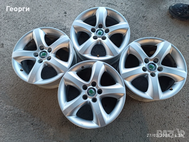 4бр.алуминиева джанта 15 цола за Skoda 5x100