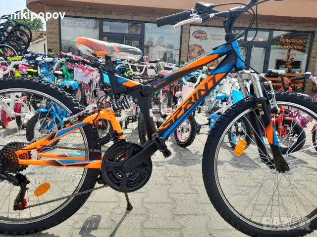 SPRINT Велосипед 24" ELEMENT черен, снимка 2 - Велосипеди - 53839409