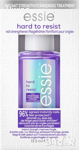 ESSIE HARD TO RESIST VIOLET Лак- заздравител- жълтеещи нокти, Coconuts For You, снимка 2 - Продукти за маникюр - 53139820