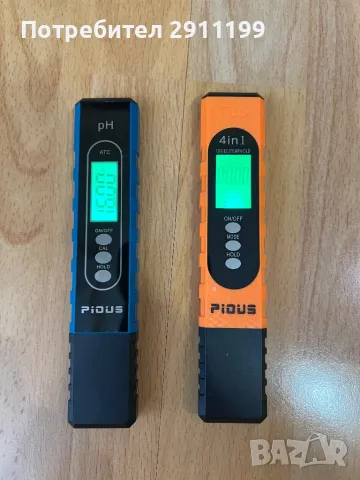 Комплект TDS метър и pH метър, снимка 3 - Друга електроника - 49592558