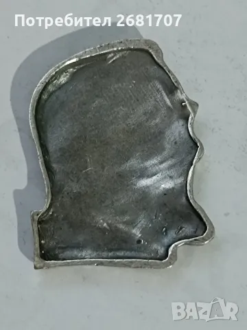 сребърна фигура Padre Pio , снимка 3 - Антикварни и старинни предмети - 48465342