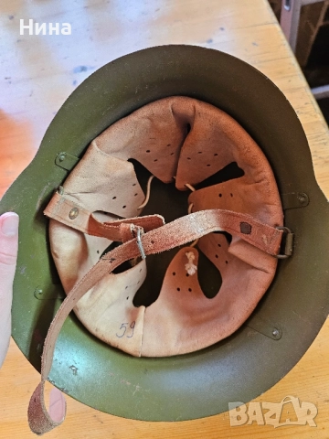 Българска военна каска , снимка 3 - Антикварни и старинни предмети - 39132098