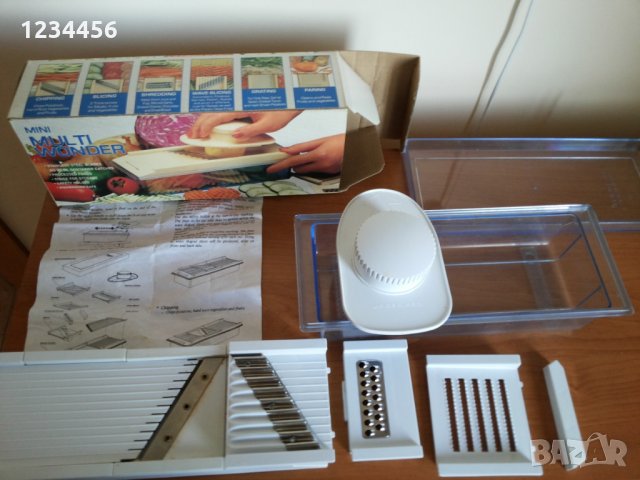 Ново, пакетирано мини мулти чудо за бързо нарязване на ЗЕЛЕНЧУЦИ, ПЛОДОВЕ, МЕСО, КАШКАВАЛ, ХЛЯБ,, снимка 3 - Чопъри и пасатори - 35937860