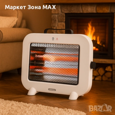 Кварцова Печка TERMOMAX TR8Q 800W Бяла