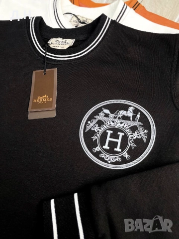 Hermes мъжка блуза с дълъг ръкав Намаление, снимка 2 - Блузи - 52465153