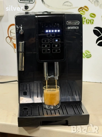 Кафемашина кафе автомат delonghi dinamica с гаранция, снимка 5 - Кафемашини - 53265759