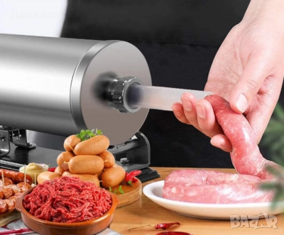 Ръчна машина за пълнене на колбаси,неръждаема стомана,капацитет 4 кг., снимка 8 - Други - 52531964