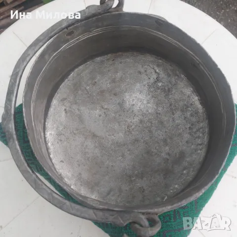 Бакърено менче, снимка 5 - Антикварни и старинни предмети - 50179670