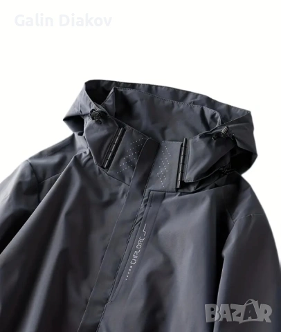 Лека водоустойчива ветровка за 100% защита от вятър и дъжд всеки сезон, снимка 3 - Якета - 53517601