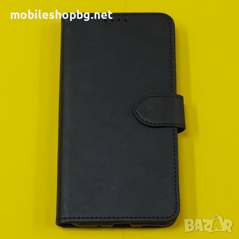 калъф за Huawei Nova 5T страничен със силикон и закопчаване черен, снимка 1 - Калъфи, кейсове - 39960759